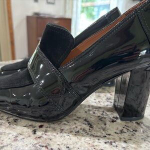 Johnston & Murphy Black Patent Leather Heels